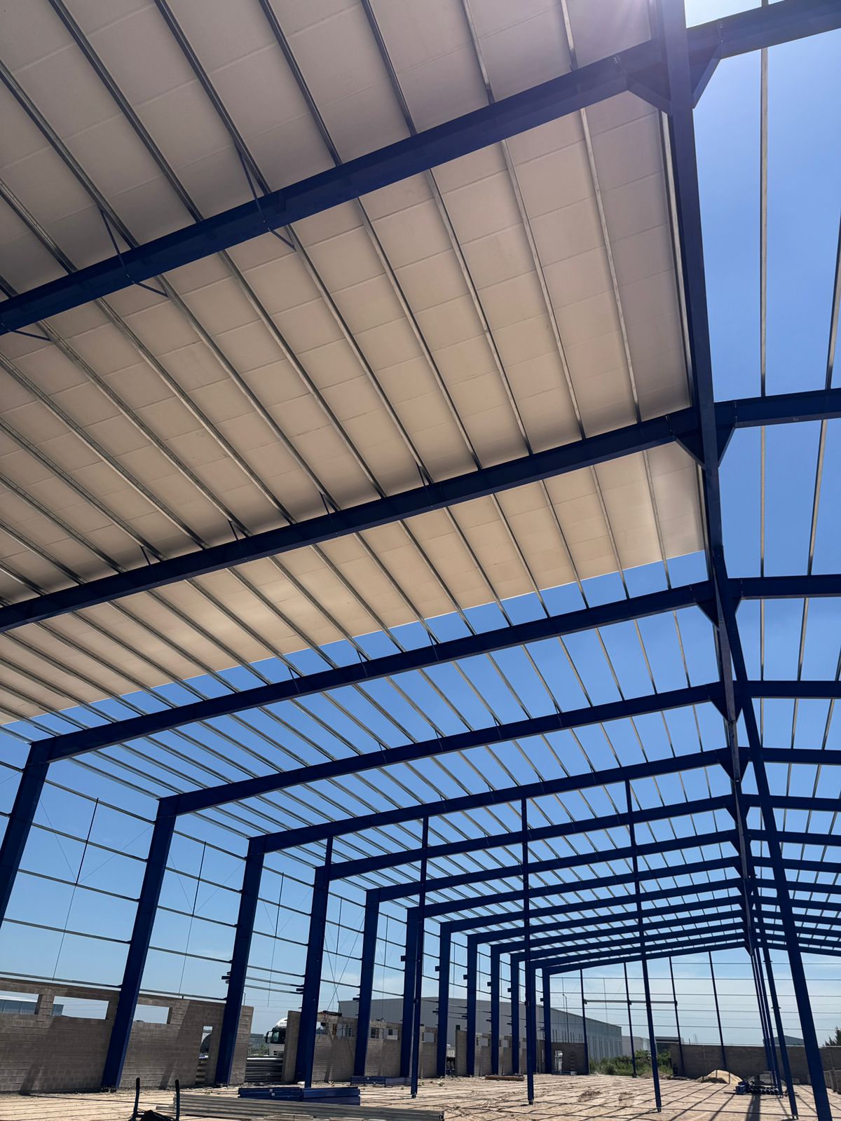 Metal panel food processing wall